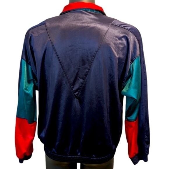 VINTAGE colour block track jacket large - Picture 4 of 8